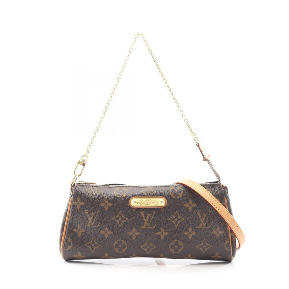 Louis Vuitton Eva Shoulder Bag Canvas Leather Monogram Brown
